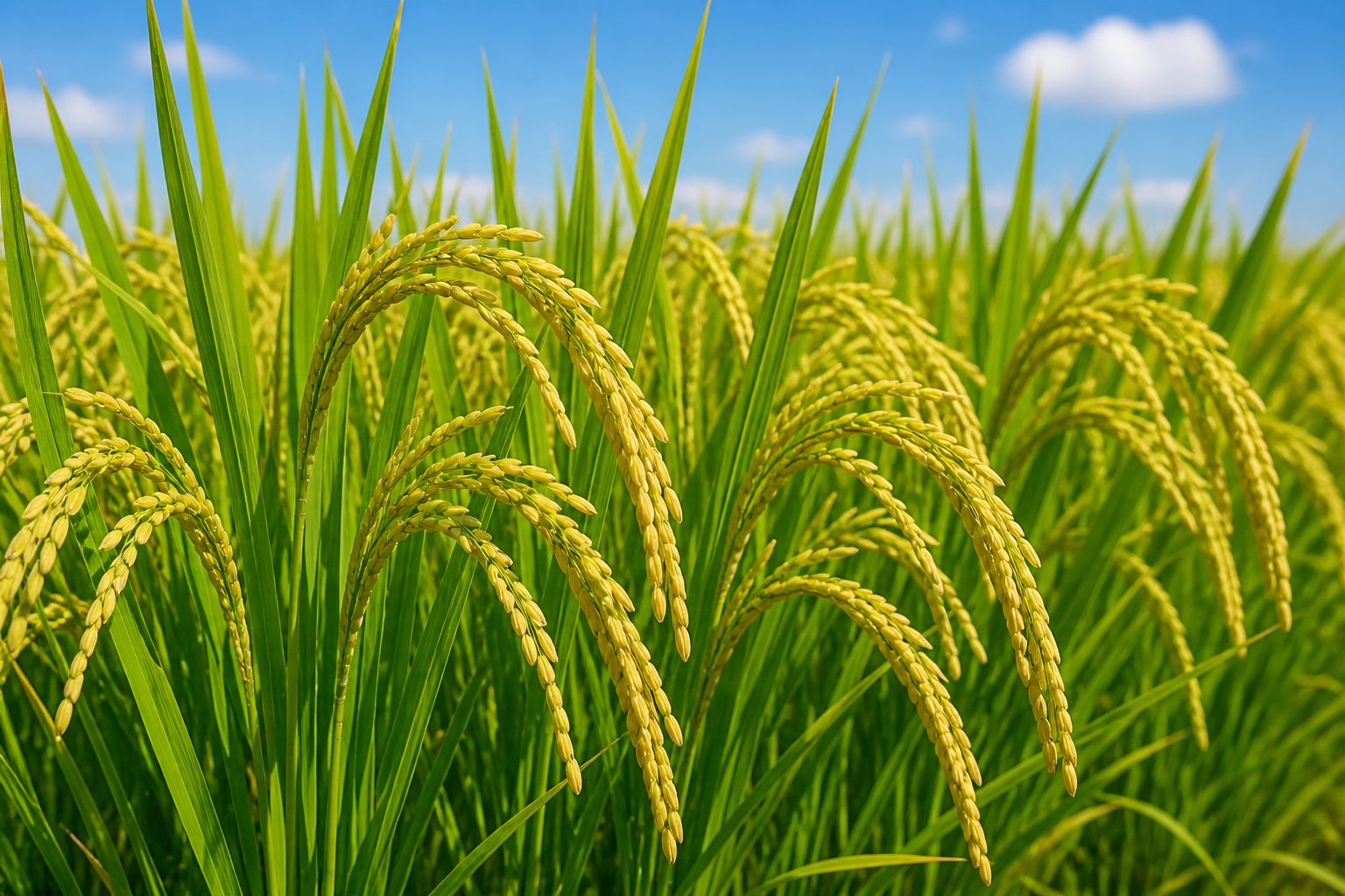 Paddy crop spraying